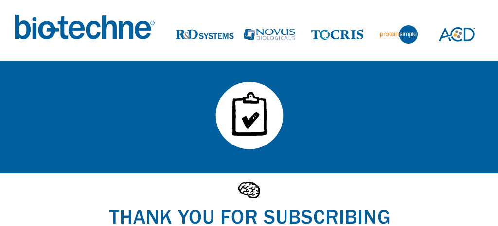 Thank you for subscribing