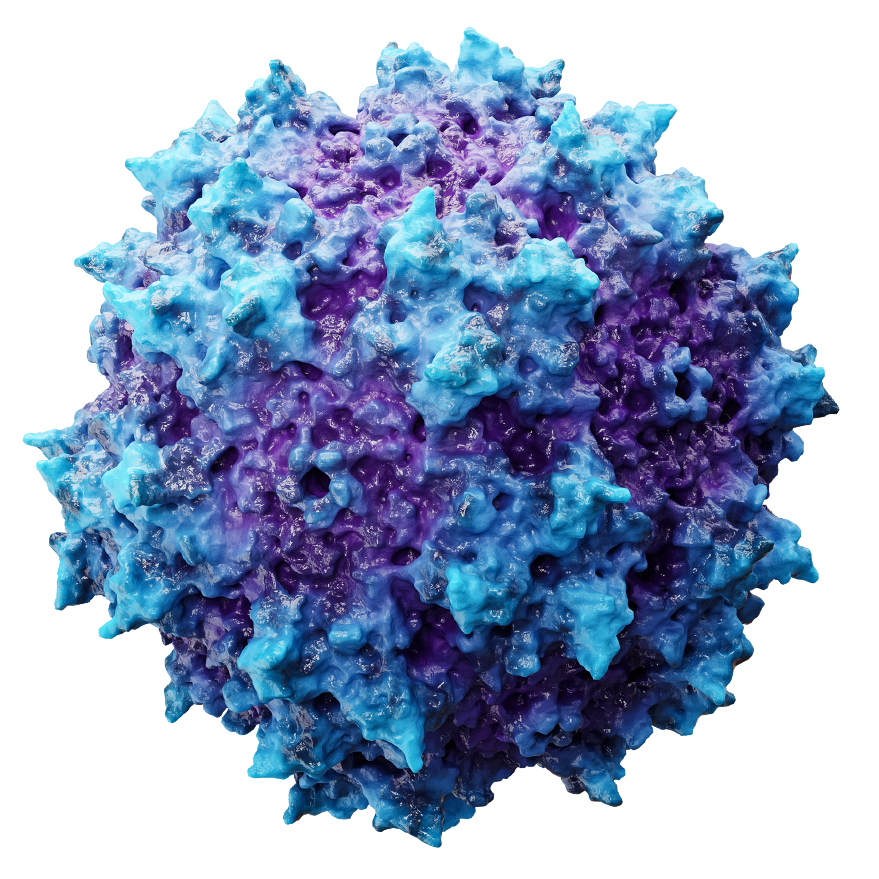 3D AAV Capsid Protein image