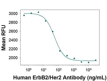 Cancer Cell Proliferation Inhibition by ErbB2/Her2 (Trastuzumab Biosimilar) Antibody. 