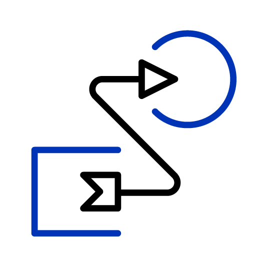 Targeted protein degradation (TPD) icon representing a small molecule degrader bound to 2 proteins