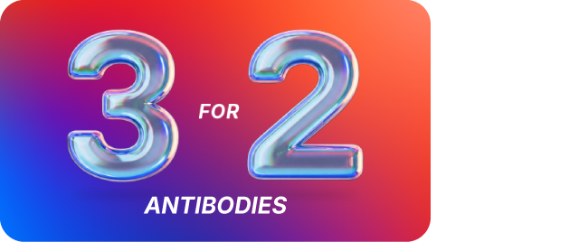 3 for 2 Antibodies Promo Graphic
