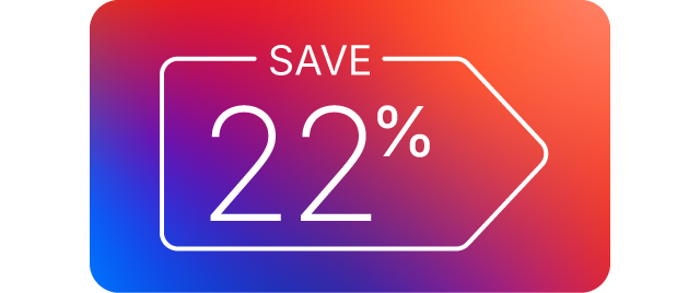 Save 22% Off Select Proteins Graphic