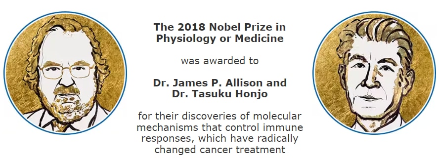 Nobel prize winners 2018