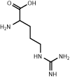 Arginine chemical structure