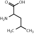 Leucine chemical structure