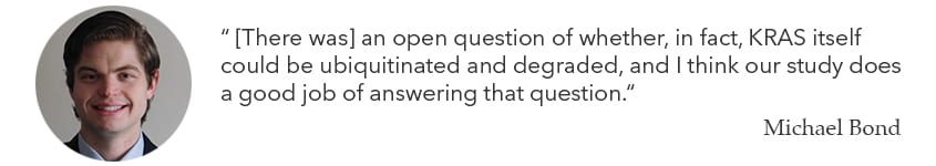 Michael Bond, graduate researcher at Yale University, headshot and quote