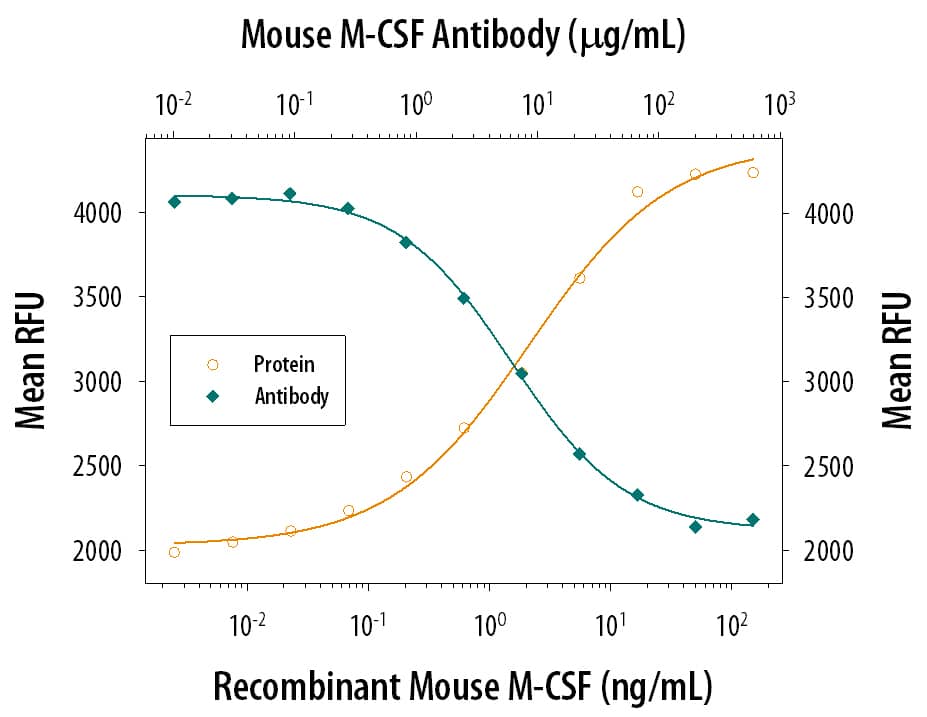 Cell Proliferation Induced by M‑CSF and Neutralization by Mouse M‑CSF Antibody.