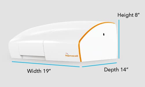 Hana is portable and can fit in a standard bio-safety cabinet