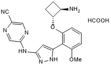Potent and selective CHK1 inhibitor