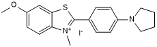Next generation cell-permeable fluorescent amyloid stain. Used for: in vitro Aβ staining in brain tissues.