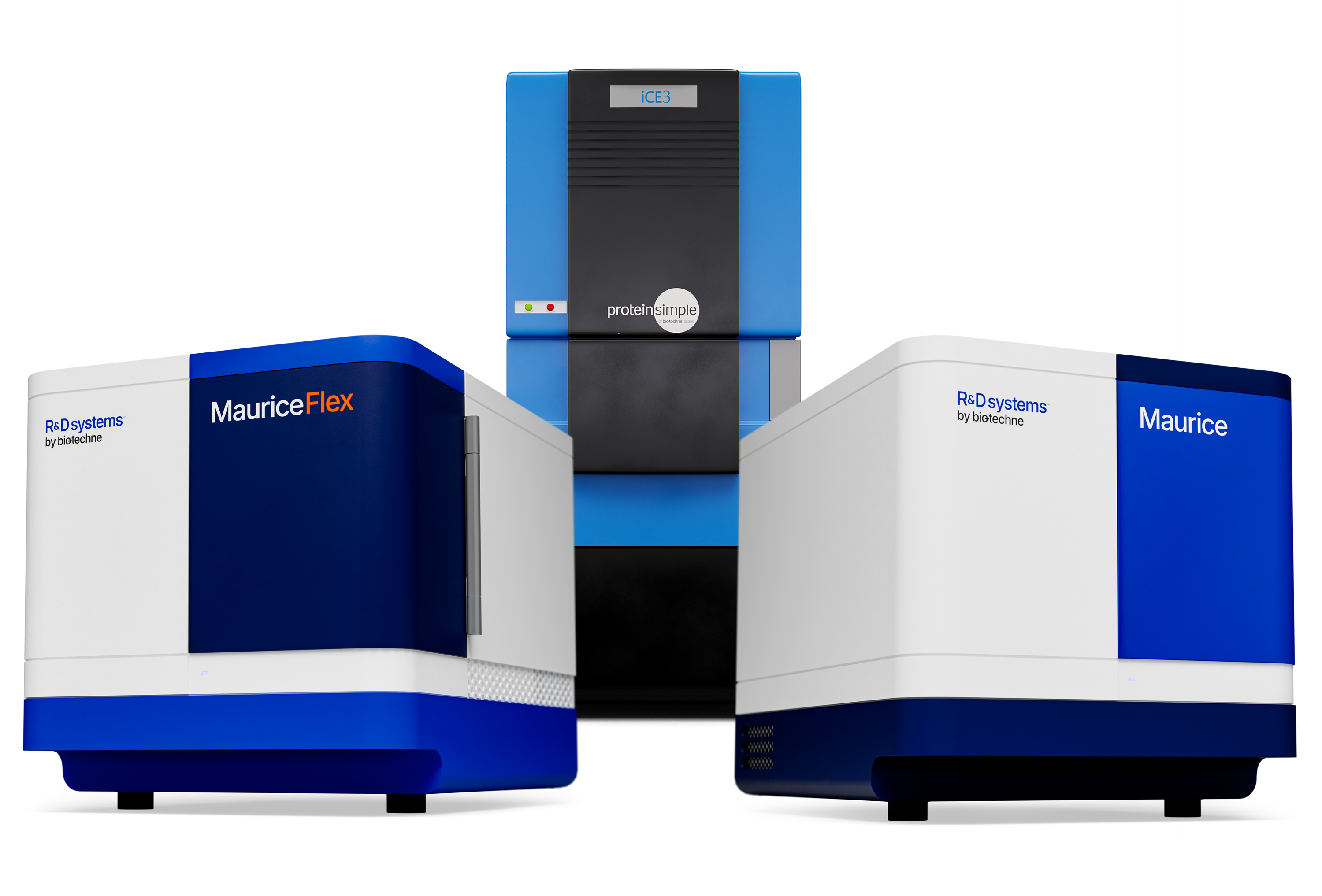 Image of ice3, Maurice, and MauriceFlex systems