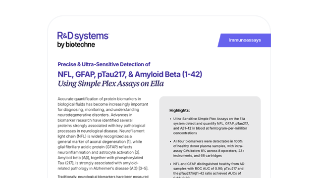 Ultra Sensitive Detection With Simple Plex Assays App Note Thumbnail 