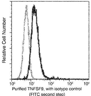 Flow Cytometry: 4-1BB Ligand/TNFSF9 Antibody (014) [NBP2-90388]