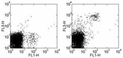 Flow Cytometry: CD161/NK1.1 Antibody (PK136) - BSA Free [NB100-77528]