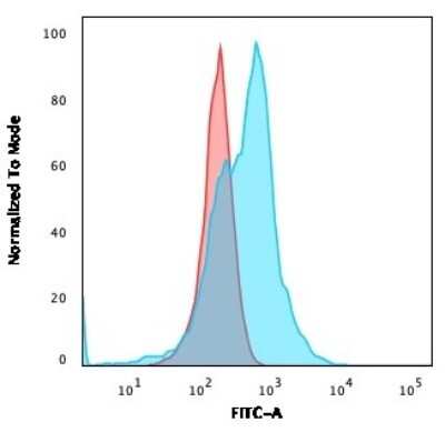 Flow Cytometry: CD21 Antibody (CR2/3124R) [NBP3-07754]
