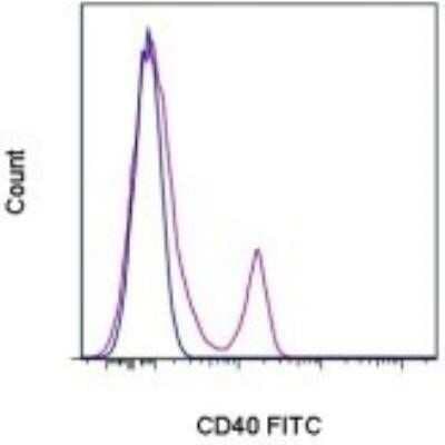 Flow Cytometry: CD40/TNFRSF5 Antibody (5C3) - BSA Free [NBP1-43416]