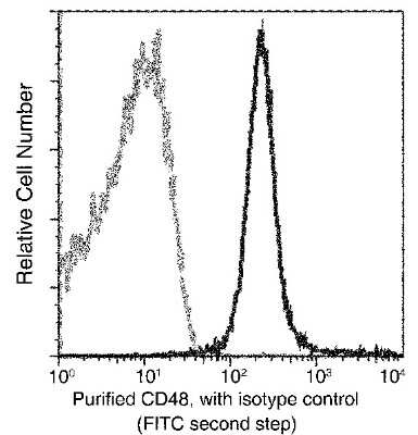 Flow Cytometry: CD48/SLAMF2 Antibody (341) [NBP2-90577]