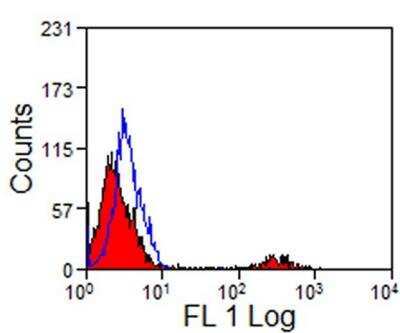 Flow Cytometry: CD8 Antibody (12.C7) - BSA Free [NB100-64021]
