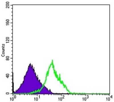 Flow Cytometry: CD94 Antibody (1H1) - BSA Free [NBP2-37632]