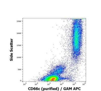 Flow Cytometry: CEACAM6/CD66c Antibody (B6.2) - BSA Free [NBP3-09125]