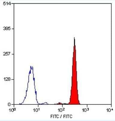 Flow Cytometry: Complement Component C5aR1 Antibody (P12/1) - BSA Free [NB100-66539]