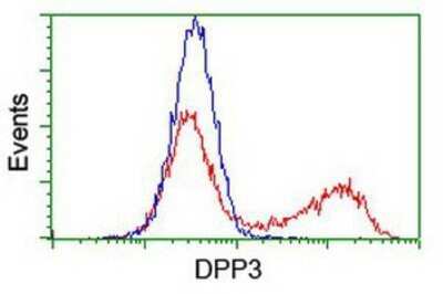 Flow Cytometry: DPP3 Antibody (OTI2D9) - Azide and BSA Free [NBP2-71541]