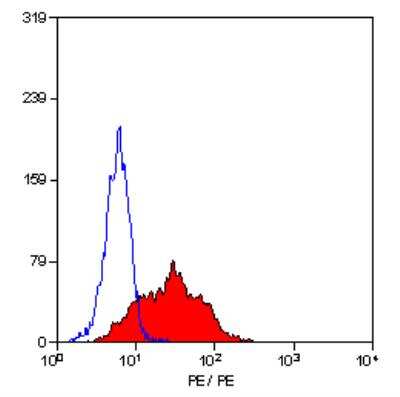 Flow Cytometry: Endoglin/CD105 Antibody (SN6) - BSA Free [NB100-65601]