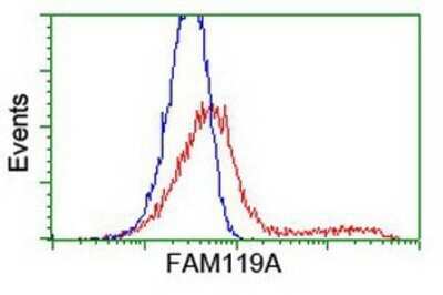 Flow Cytometry: FAM119A Antibody (OTI2G7) - Azide and BSA Free [NBP2-72423]