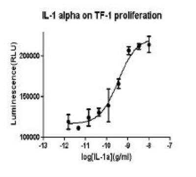 Functional: Recombinant Human IL-1 alpha/IL-1F1 Protein [NBP2-35051]
