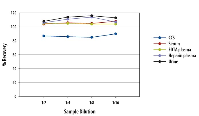 Human IGFBP-2 Simple Plex Assay Linearity