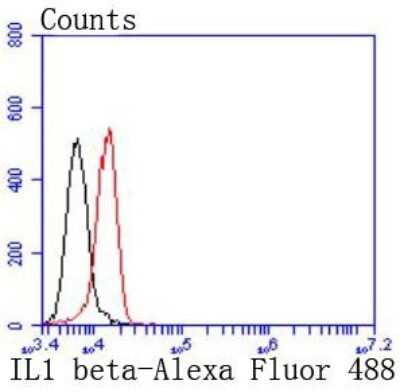 Flow Cytometry: IL-1 beta/IL-1F2 Antibody (JJ087-3) [NBP2-67865]