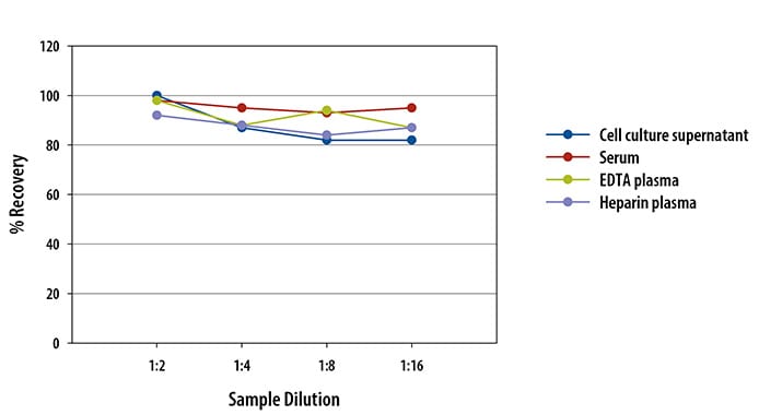 Simple Plex Human IL-13 Assay Linearity