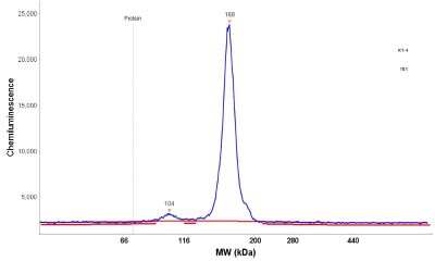 Simple Western: Integrin alpha 6/CD49f Antibody [NBP1-85747]