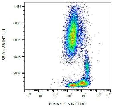 Flow Cytometry: Integrin beta 1/CD29 Antibody (MEM-101A) - BSA Free [NB500-383]