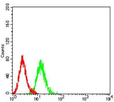 Flow Cytometry: P2Y1/P2RY1 Antibody (4G5D6) - BSA Free [NBP2-61664]