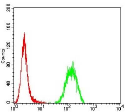 Flow Cytometry: P2Y14/GPR105 Antibody (5A3F1) - BSA Free [NBP2-61753]