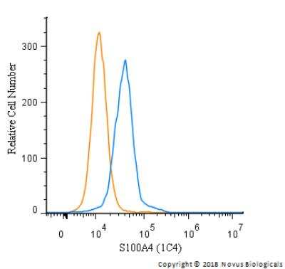 Flow Cytometry: S100A4 Antibody (1C4) - BSA Free [NBP2-36431]