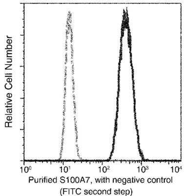Flow Cytometry: S100A7/Psoriasin Antibody (128) [NBP2-89813]