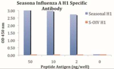ELISA: Seasonal H1N1 Hemagglutinin Antibody - BSA Free [NBP2-41108]