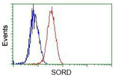 Flow Cytometry: Sorbitol Dehydrogenase Antibody (OTI9E7) [NBP2-02126]