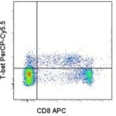 Flow (Intracellular): T-bet/TBX21 Antibody (4B10) - BSA Free [NBP1-43298]