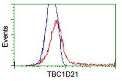 Flow Cytometry: TBC1D21 Antibody (OTI2A6) [NBP2-01311]