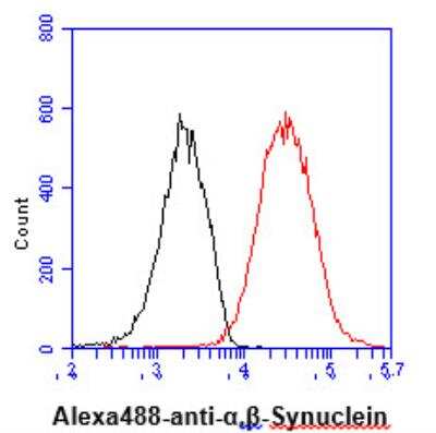 Flow Cytometry: Synuclein alpha/beta Antibody (3B6) - BSA Free [NBP1-22957]