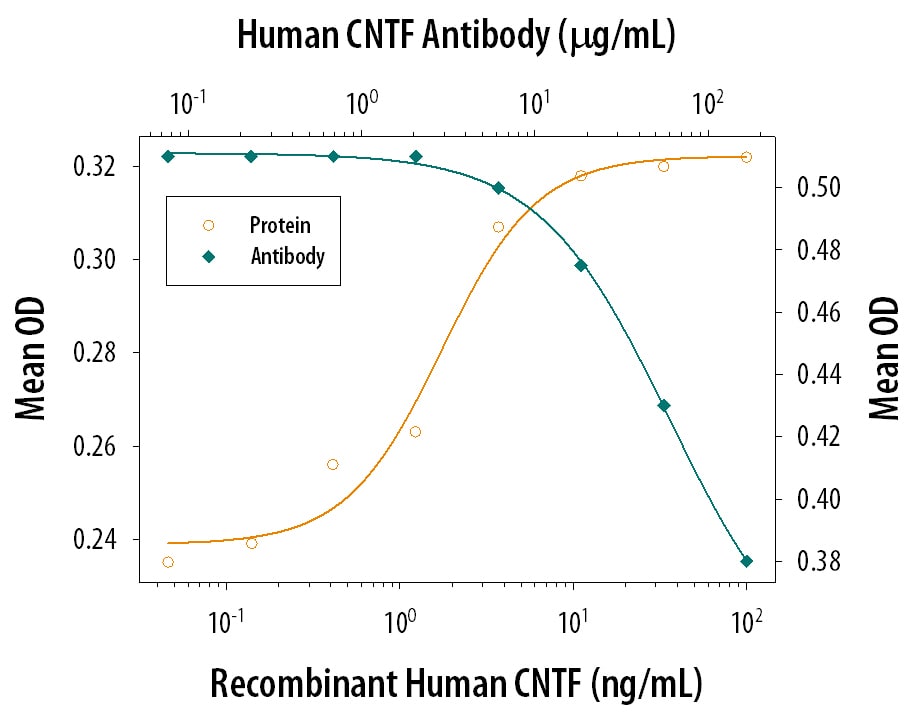Neuron Survival antibody in Response to CNTF and Neutralization by Human CNTF Antibody.