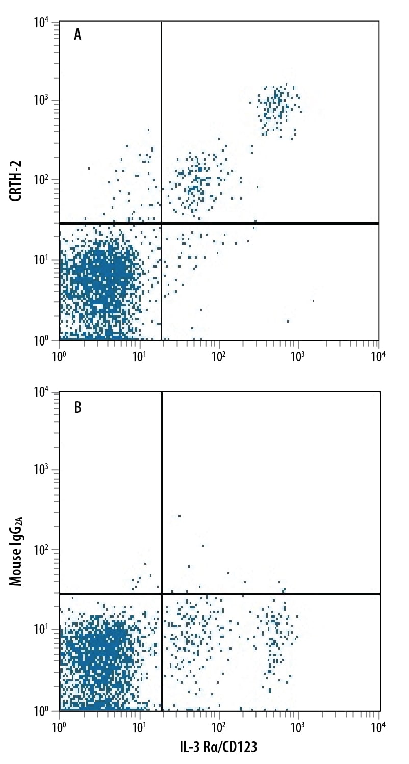 Detection of CRTH-2 antibody in Human Blood Lymphocytes antibody by Flow Cytometry.