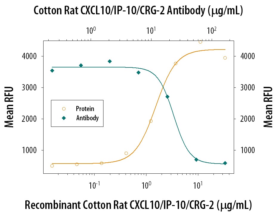 Chemotaxis Induced by CXCL10/IP‑10/CRG‑2 and Neutralization by Cotton Rat CXCL10/IP‑10/CRG‑2 Antibody.