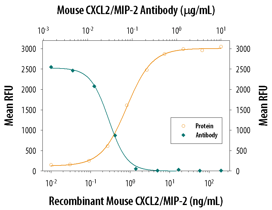 Chemotaxis Induced by CXCL2/MIP-2 and Neutral-ization by Mouse CXCL2/ MIP-2 Antibody.