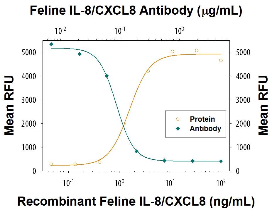 Chemotaxis Induced by IL-8/CXCL8 and Neutral-ization by Feline IL-8/CXCL8 Antibody.