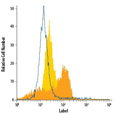 Detection of Dtk antibody in D3 Mouse Cell Line antibody by Flow Cytometry.
