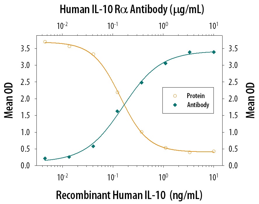 IL‑10 Inhibition of IL‑1 beta  secretion and Neutralization by Human IL‑10 R alpha  Antibody.